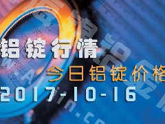 鋁錠行情：今日鋁錠價格——10月16日長江鋁錠價
